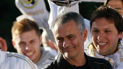 Jose Mourinho believes Real Madrid can improve further under him despite racking up 100 points this season.
