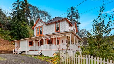The house featured in The Goonies, a 1985 film by Steven Spielberg, in Astoria, Oregon. AP