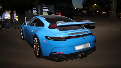 A Porsche 911 GT3. Photo: Metropolitan Police