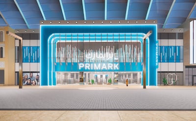 A rendering Kuwaiti Primark store, which is slated to open in October. Photo: Alshaya