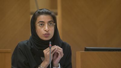 Noura Al Kaabi resigned as an FNC member to take up her position as a Minister of State. Mona Al Marzooqi / The National