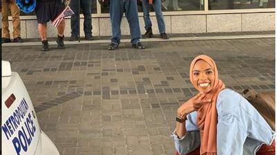 Shaymaa Ismaa'eel decided to combat hate with a smile. Instagram/ Shaymaadarling