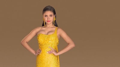 Miss Universe Philippines Rabiya Mateo in a dress by Dubai designer Furne One at the Miss Universe pageant in Florida. Amato