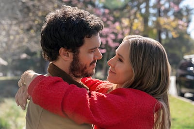 Adam Brody and Kristen Bell star in Nobody Wants This. Photo: Netflix