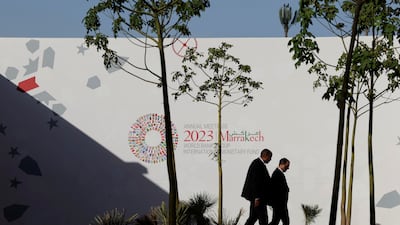 The annual meeting of the IMF and the World Bank, this week in Morocco, has turned out to be a stepping stone to preparations for Cop28. Reuters
