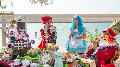 Alice in Wonderland brunch. Courtesy Blue Marlin Ibiza