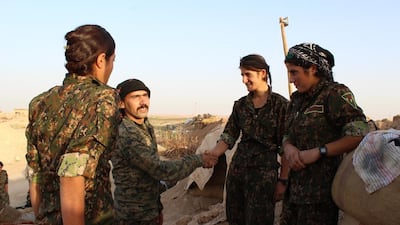 Kurdish women have broken with the region’s conservative social norms to fight on equal terms alongside the men. Florian Neuhof for The National