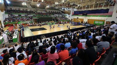 Philippines fans helped pack the arena and show Fiba that the UAE can provide the type of facilities and network an international tournament demands. Satish Kumar / The National