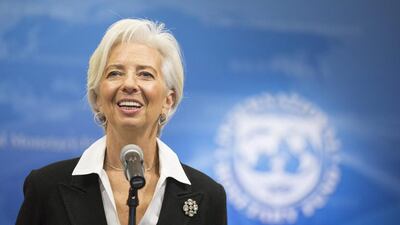 IMF managing director Christine Lagarde has urged Gulf countries to introduce taxes. Stephan Jaffe / EPA