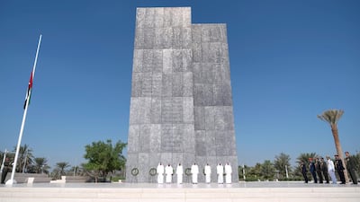 Ceremonies for Commemoration Day, which usually falls on November 30 but is being marked a day early, took place across the UAE.