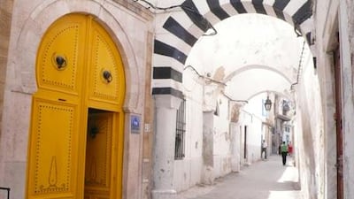 The entrance of the Auberge de Jeunesse.