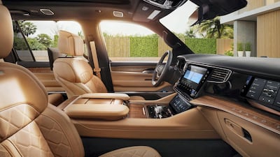The Grand Wagoneer has a premium cabin stuffed with more 'wood, leather and metal than imaginable'