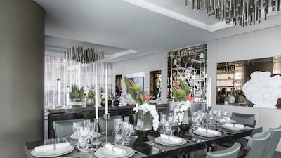 “I would like you to think of this project as a symphony, not a staccato piece of music – it shouldn’t be stop, start, stop, start. You should be forming little connections between the spaces, and your mind’s eye should be reading them,” explaines Gandhi. Antonie Robertson / The National