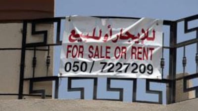 Signs advertising availability of rental space have become a much more common sight.