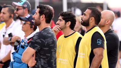 Sheikh Hamdan bin Mohammed gets caught up in the action on day two of Gov Games.