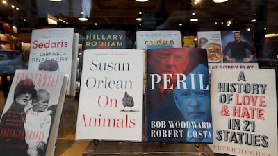 Books are displayed at an Amazon Books store in Chicago. AFP