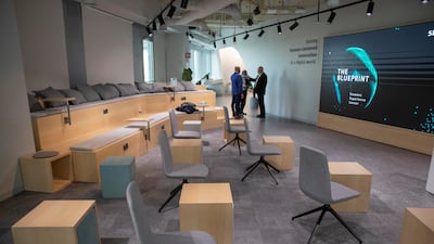 Software and sensors installed by Siemens in more than 130 buildings at the Expo 2020 site will remain in the repurposed District 2020. Antonie Robertson / The National