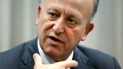 Lebanon’s justice minister Ashraf Rifi announced his resignation, blaming political rivals Hizbollah and its allies for the country’s political crisis. Mohamed Azakir / Reuters