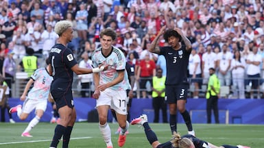 Charles De Ketelaere of Belgium scores his team's second goal during the World Cup last-16 match against the US in Seattle, AFP