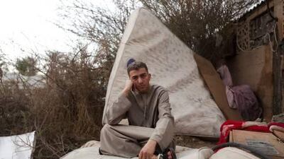 Fundraising effort eases plight of Ahmed Khalil Shaheen and his extended family just in time after they were forced to move out of a hotel after a house fire killed his wife and son and wiped out the family's possessions.