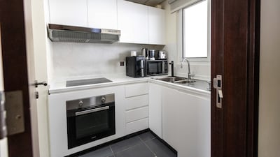 The kitchen.
