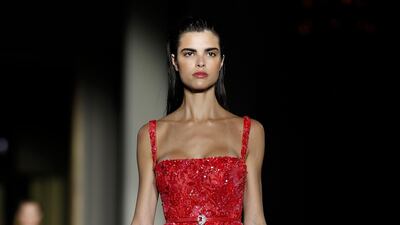 Zuhair Murad’s spring/summer 2019 couture collection. EPA