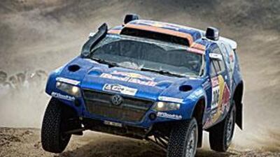 Qatar?s Nasser Saleh al Attiyah is joint leader in the Middle East Rally Championship standings.