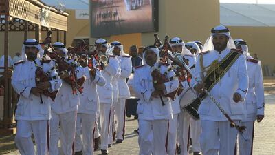 The police band parade. Ravindranath K / The National
