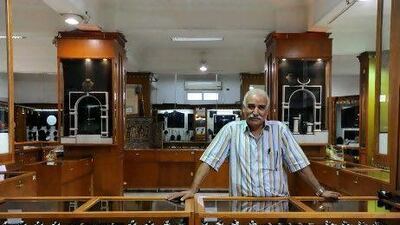 Sales have started to pick up at Adel El Sarawy's jewellery stand. Dana Smillie for The National