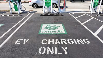 Global EV sales in the first quarter jumped nearly 120 per cent. AFP