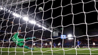 Chelsea's Ross Barkley misses from the penalty spot against Valencia in September. Reuters