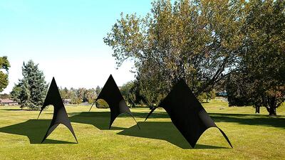 Computer renderings of the winning artwork. Courtesy ADMAF