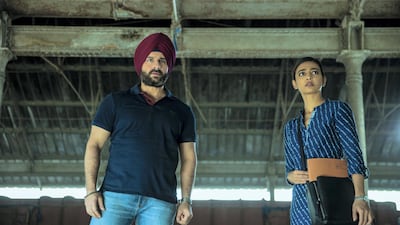 Saif Ali Khan and Radhika Apte in Netflix Original 'Sacred Games'