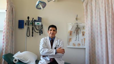 Dr Ahmed Maasher works at Sheikh Khalifa Medical in Abu Dhabi. Delores Johnson / The National
