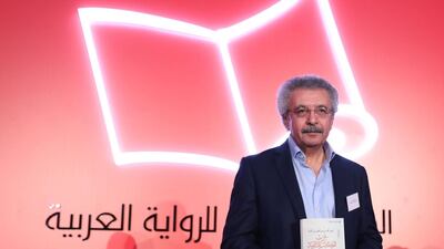 Jordanian-Palestinian writer Ibrahim Nasrallah wins the 2018 International Prize for Arabic Fiction. Karim Sahib / AFP