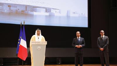 “Today we are celebrating an important stage in the development of Louvre Abu Dhabi”, Sheikh Sultan said, adding that the exhibition, being held in the Hall Napoleon, the largest temporary exhibition space in the museum, “marked a defining moment in the history of the museum”. Wam