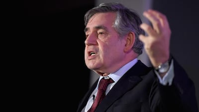 Gordon Brown addresses the 17th State of the City Economy Conference last week in Glasgow, Scotland. During his address, Mr Brown set out a social and economic programme for a stronger Scottish Parliament that he said would do more to unite people of Scotland than the SNPs focus on constitutional change. Jeff J Mitchell / Getty Images