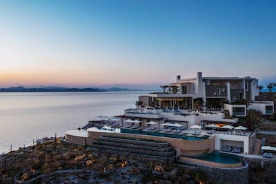 A view of the main building and communal pools. Photo: One&Only