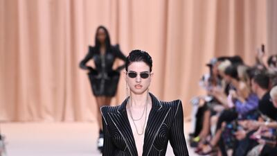 The Jean Paul Gaultier haute couture autumn/winter 2022-2023 show as part of Paris Fashion Week.