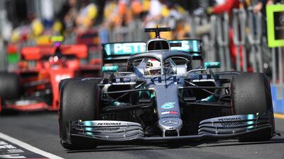 Lewis Hamilton in action during Friday's first practice session in Melbourne ahead of the Australian Grand Prix. EPA