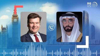 Mohammed bin Ahmed Al Bawardi, Minister of State for Defence Affairs, spoke to James Heappey, the British Minister for the Armed Forces. Wam