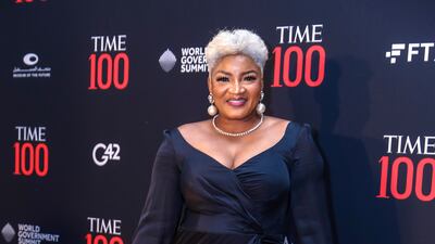 Nigerian actress, singer and model Omotola Ekeinde.