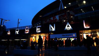 Fans arrive at the Emirates Stadium for the FA Cup third round match between Arsenal and Hull City on Sunday. Paul Gilham / Getty Images