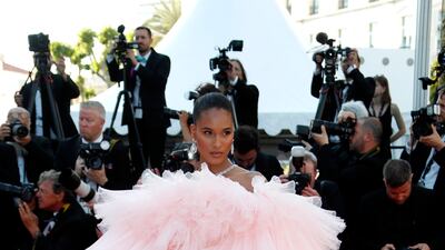 French model Cindy Bruna. EPA