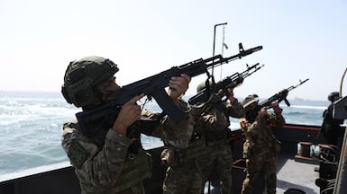 Iran has held major military exercises in recent days in the shadow of potential US strikes. EPA