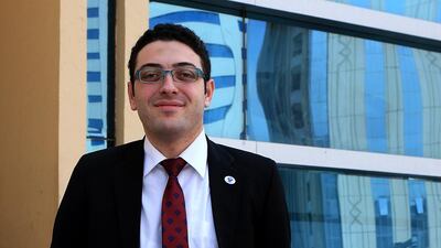 Musfata Abdullah, 27, an Egyptian sales worker talks about financial worries in Abu Dhabi. Ravindranath K / The National