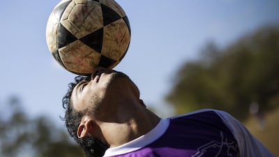 Fernando Sequeira, of a team from Managua’s neighbourhood Villa Reconciliacion, practices football at the Don Bosco Youth Centre in Managua, on January 17, 2016. Football is gaining enthusiasts in Nicaragua where baseball has been historically dominant but is now giving way to the new sport, analysts said. Inti Ocon / AFP