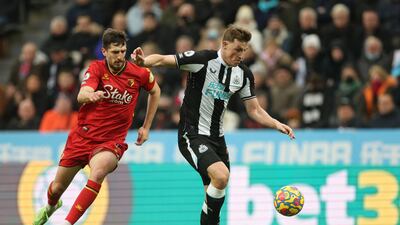 Craig Cathcart - 7: Sloppy pass almost gifted chance to Newcastle in opening 10 minutes and looked very shaky at back early on. Improved, though, and finished game strongly, helping keep Wood very quiet. Reuters