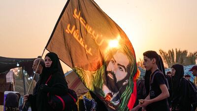 Iranian Shiite pilgrims march to Karbala, from the Iraq city of Najaf, to observe Arbaeen. AFP