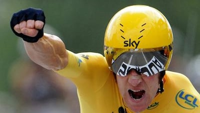 The yellow jersey is given to the race leader so he stands out among his competitors for the benefit of the spectators.